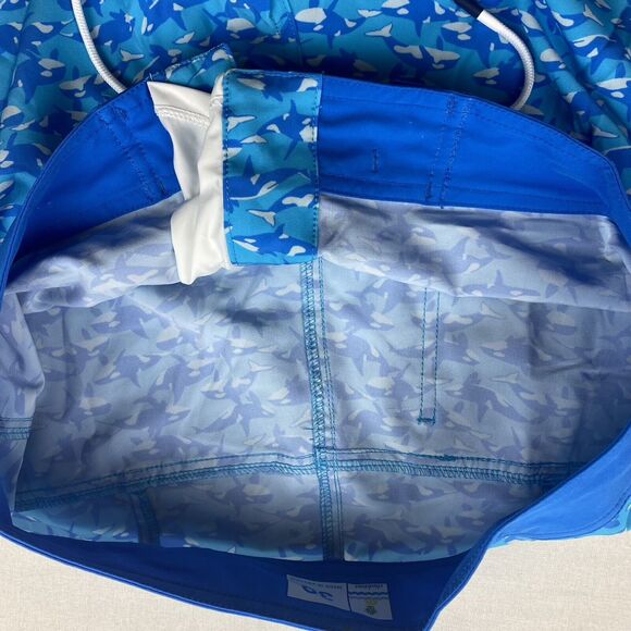 Chubbies Mens Size 30 Blue Orca Whale Surf Board Shorts - Picture 5 of 10